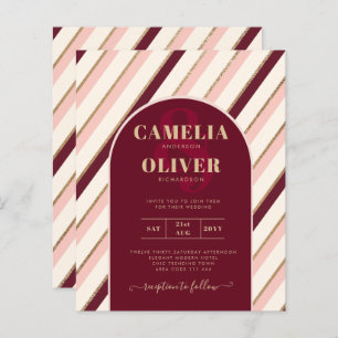 Color Palette Burgundy Pink Gold Wedding