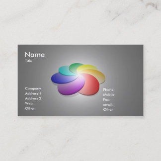 Color Palette Business Card
