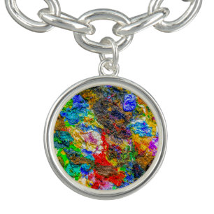 Color palette charm bracelet