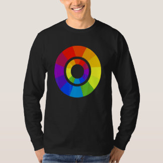 Color Palette Circle Paint Painter Teacher Design T-Shirt