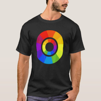 Color Palette Circle Paint Painter Teacher Design T-Shirt