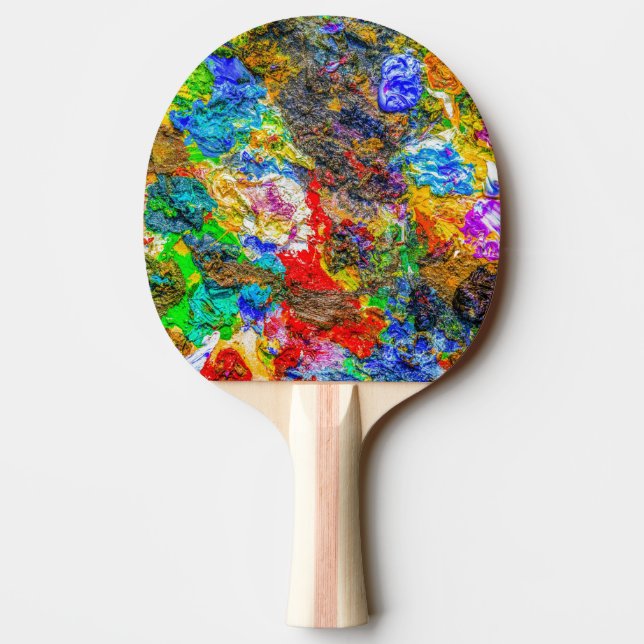 Color palette Ping-Pong paddle (Back)