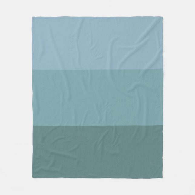 Color palettes blue pastels fleece blanket (Front)