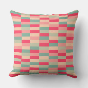 Color Patchwork Pattern 151214b Throw Pillow