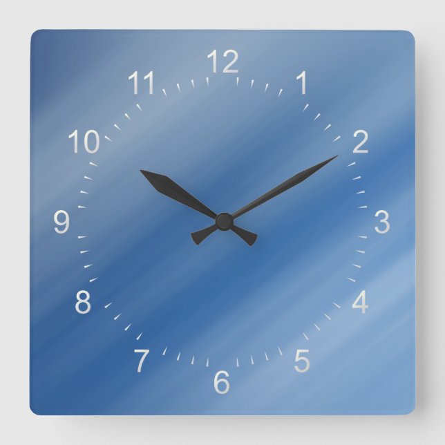 color pattern 3 square wall clock (Front)