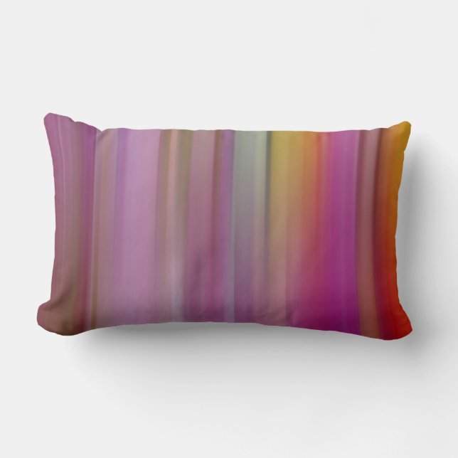 color pattern 7 lumbar pillow (Front)