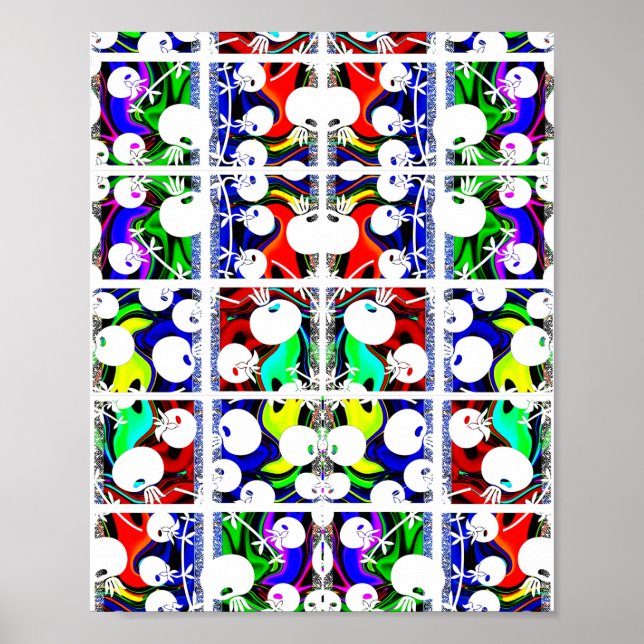 Color pattern poster (Front)