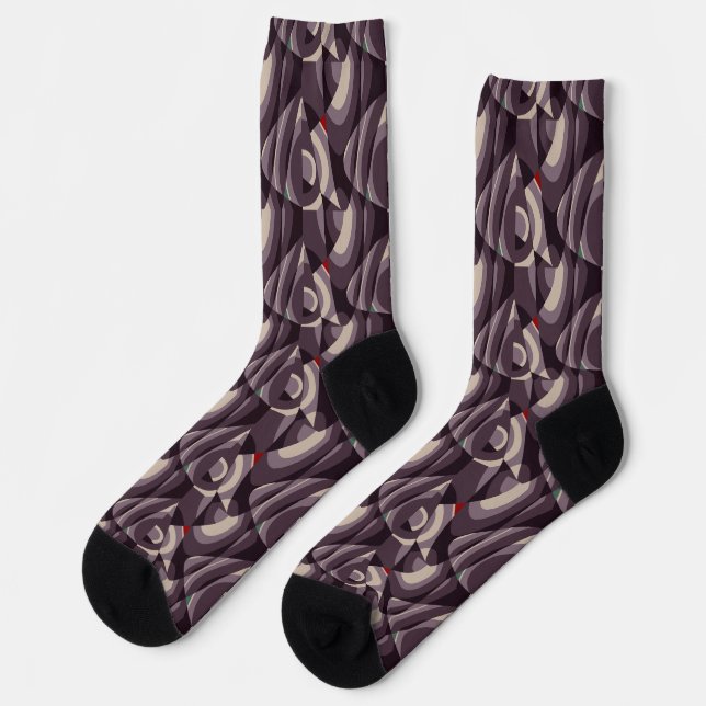 Color Pattern Socks (Left)