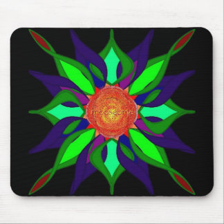 Color pedals mouse pad