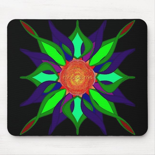Color pedals mouse pad (Front)