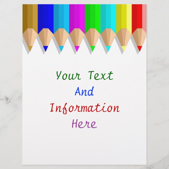Color Pencil Flyer (Front)