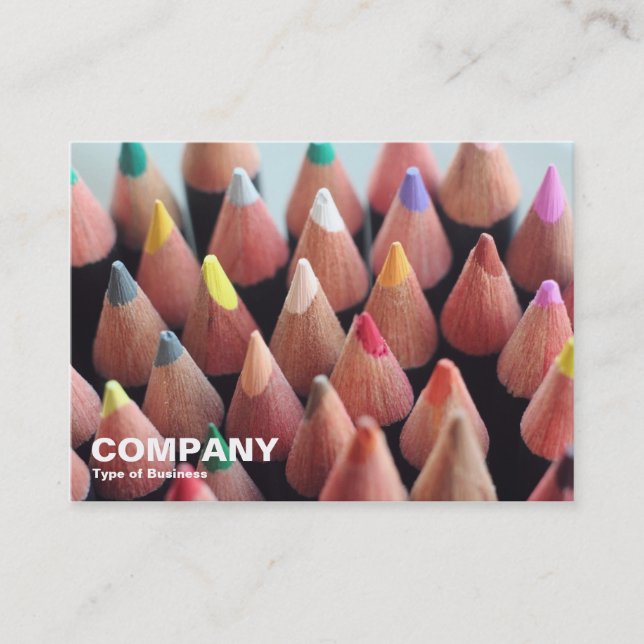 Color Pencils Business Card (Front)