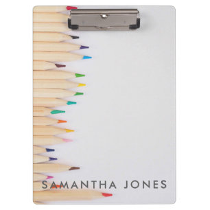 Color pencils cute Back to school Clipboard