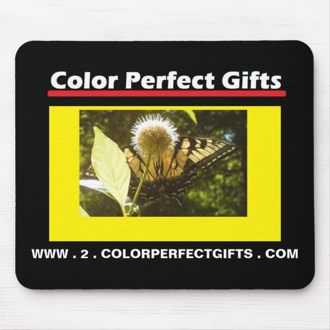 Color Perfect Gifts Advertisement Demonstration Mouse Pad (Front)