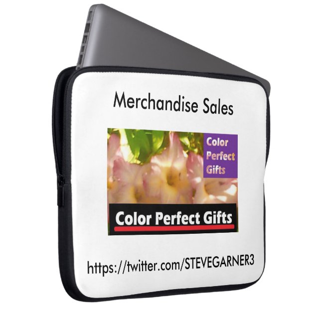 Color Perfect Gifts Laptop Sleeve (Front Right)
