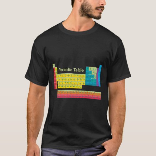Color Periodic Table Of Elements T_Shirt