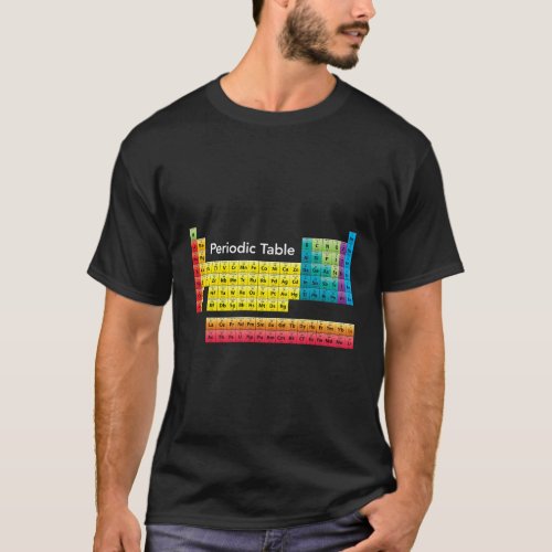 Color Periodic Table Of Elements T_Shirt
