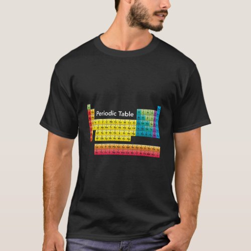 Color Periodic Table Of Elets T_Shirt