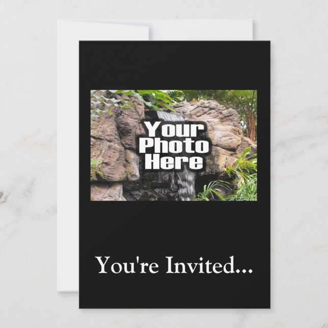 Color Photo Personalized Invitation (Front)