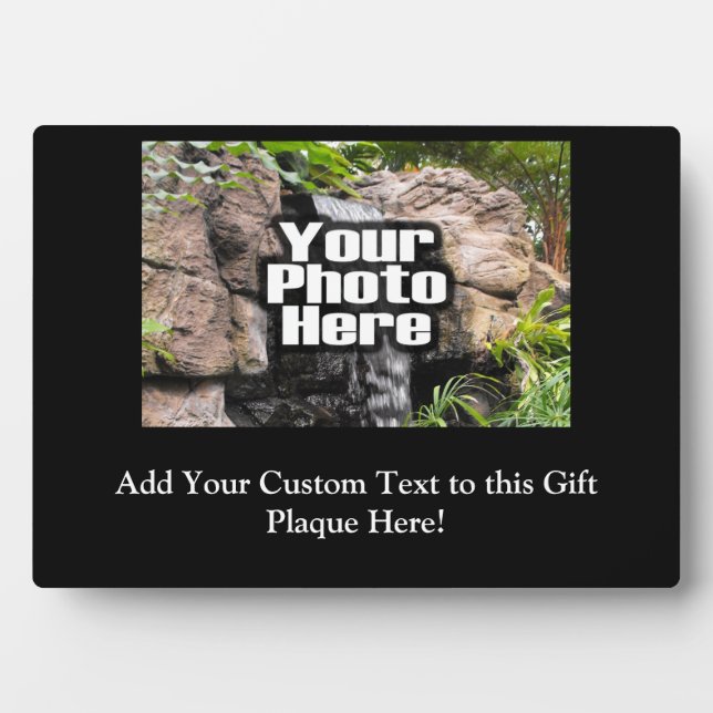 Color Photo Personalized Plaque (Front)