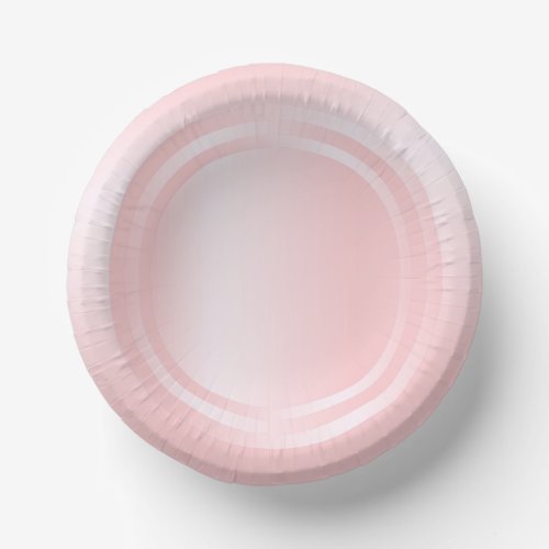 Color Pink Rose Gold Trendy Template Modern Paper Bowls