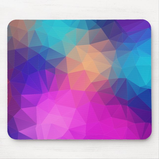 Color Polygon Mouse Pad (Front)