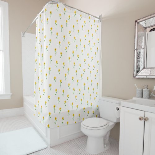 Color Pop Daisies Shower Curtain