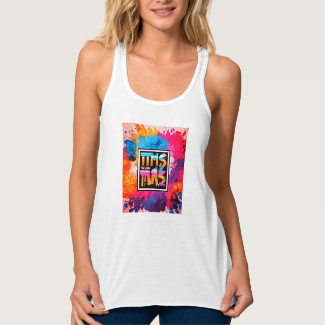 Color Pop Delight T-Shirt Tank Top (Front)