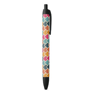 Color Pop Geometric Design – Modern Abstract Style Pen