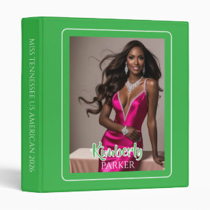Color Pop Green Ultimate Pageant Binder