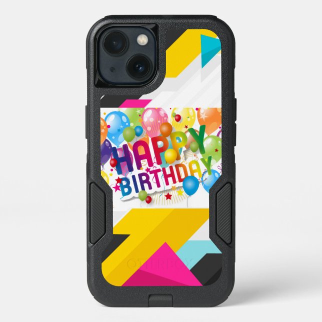 Color Pop Happy Birthday Phone Case ("Bold, bright, birthday delight")