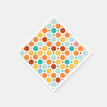 Color Pop Happy Dots Party Paper Napkins