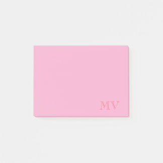 Color Pop Monogram Notes