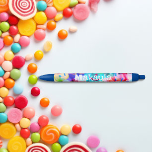 Color Pop Musical Notation Monogrammed Pen