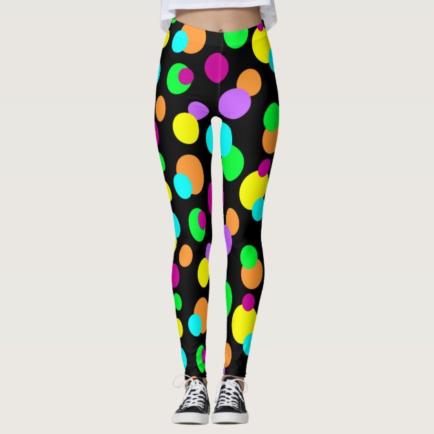 Child Black Light Neon Footless Tights | Party City