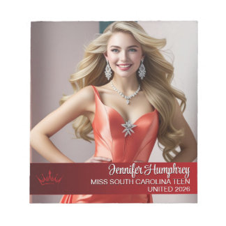 Color Pop Pageant Autograph Pad Notepad