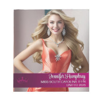 Color Pop Pageant Autograph Pad Notepad