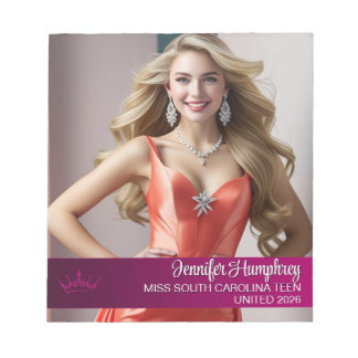 Color Pop Pageant Autograph Pad Notepad