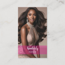 Color Pop Pink Gradient Business Card