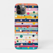 Color Pop Polka Stripe Pattern