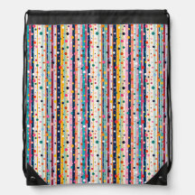 Color Pop Polka Stripe Pattern