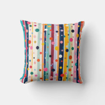 Color Pop Polka Stripe Pattern