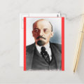 Color portrait of Lenin Postcard | Zazzle