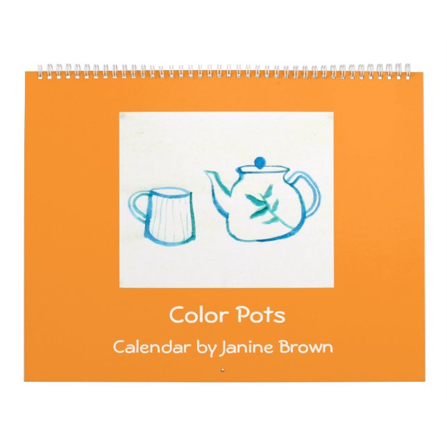 Color Pots Calendar (Cover)
