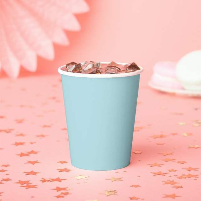 color powder blue paper cups (Insitu)