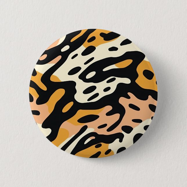 Color printing on animals 01 button (Front)
