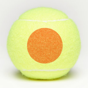 color pumpkin tennis balls