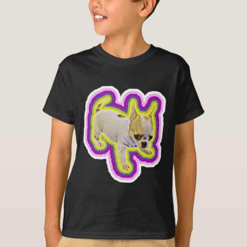 Color Puppy Chihuahua  T_Shirt