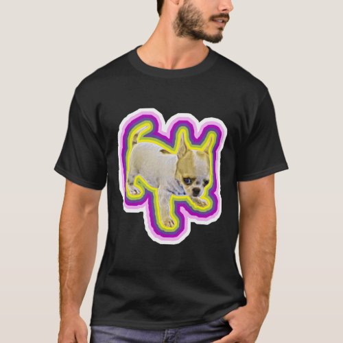 Color Puppy Chihuahua  T_Shirt