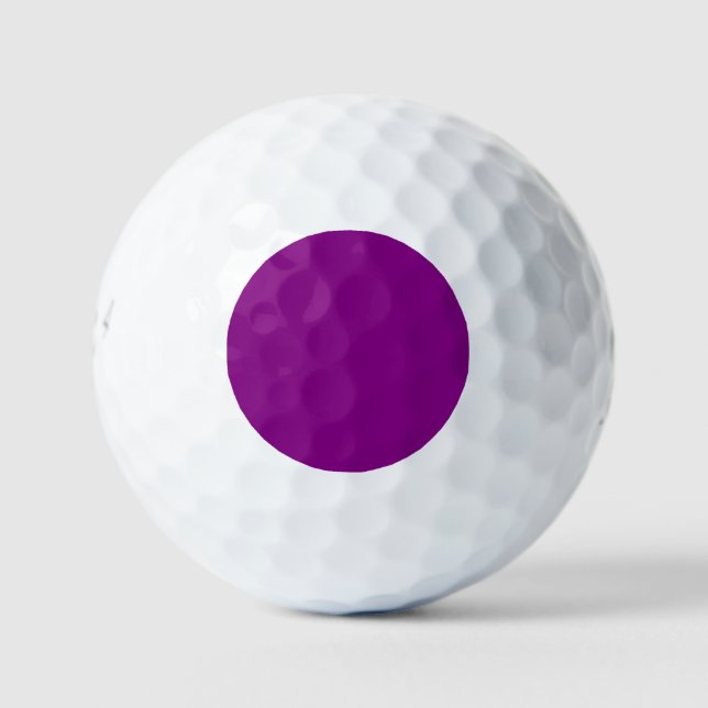 Color purple golf balls (Front)